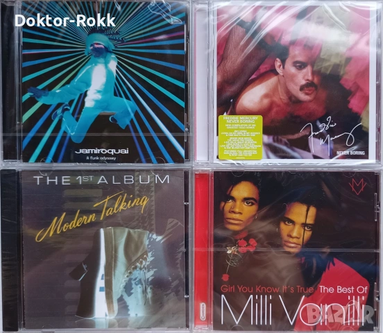 Jamiroquai & Freddie Mercury & Modern Talking & Milli Vanilli – Дискове
