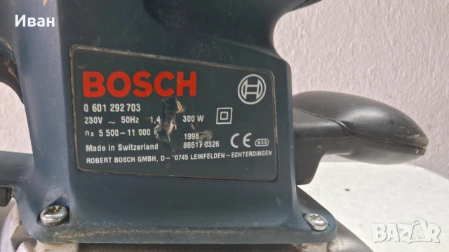 Професионален Виброшлайф Bosch GSS 23AE, снимка 4 - Други инструменти - 54963062