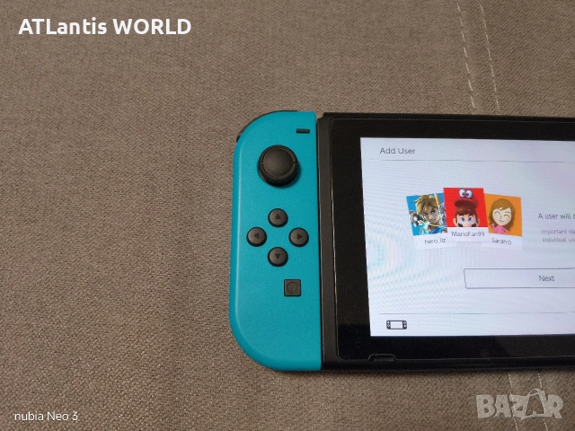 Игрална конзола Nintendo Switch модел HAC-001, снимка 2 - Nintendo конзоли - 54859897