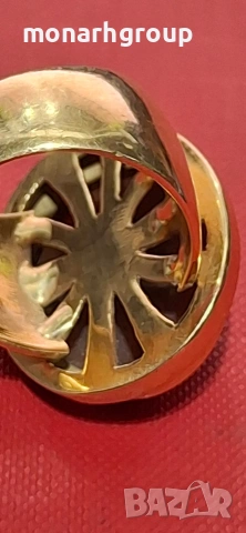 Златен пръстен с камея 18К, снимка 10 - Пръстени - 54368606