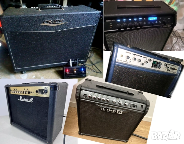 Усилвател Line6/ Crate/ Marshall, кубе за китара с вграден процесор ефекти, снимка 2 - Китари - 54901354