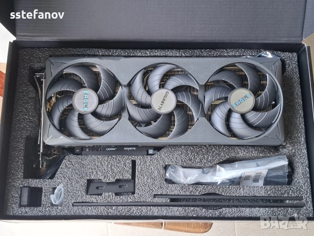 GIGABYTE GeForce RTX 5070 Ti EAGLE 16 GB GDDR7 с фактура и гаранция. Цената е с ДДС, снимка 3 - Видеокарти - 54555005