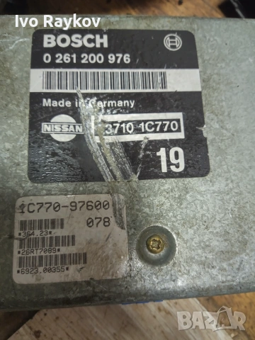 Компютър , ECU , NISSAN SERENA 1.6 , 0261200976 ,  237101C770, снимка 2 - Части - 55016494