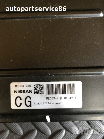 Електронен блок за управление на двигателя (ECU) Hitachi MEC63-750 за Nissan Murano 3.5 (2004–2007), снимка 2 - Части - 54364616