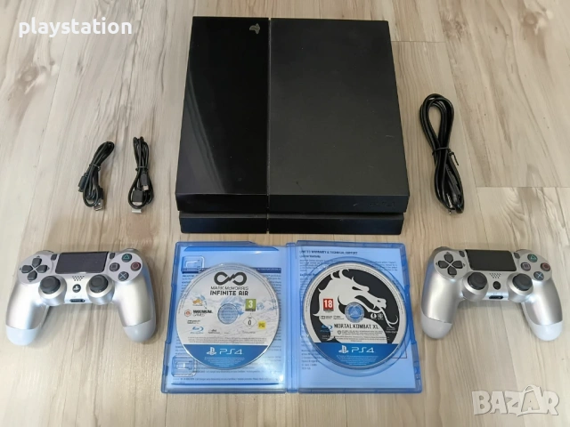 🤍 PS4 ЧЕРЕН – 180 € (ПЪЛЕН КОМПЛЕКТ!) 3 месеца гаранция, снимка 4 - PlayStation конзоли - 53449354