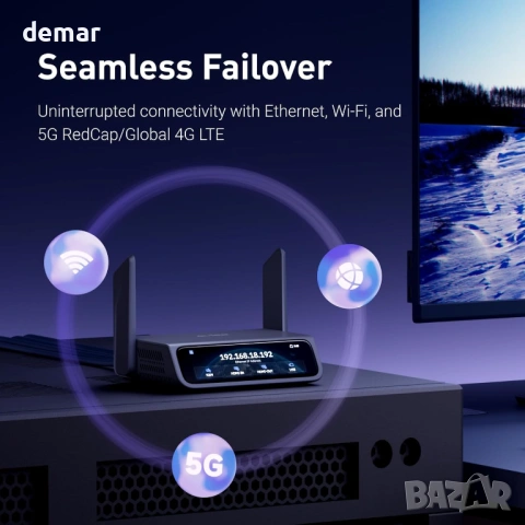 GL.iNet Comet 5G (GL-RM10RC) Дистанционен 5G KVM с Failover, снимка 4 - Друга електроника - 54442927