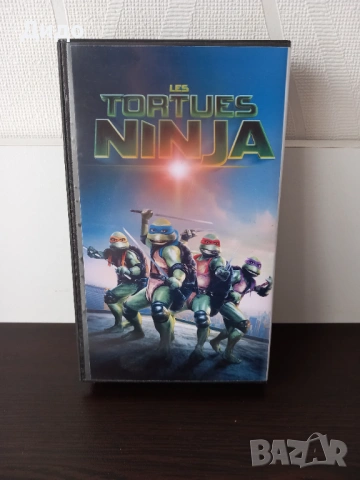 VHS lидеокасета Костенурките Нинджа 1 (Teenage Mutant Ninja Turtles), снимка 3 - Анимации - 54654139