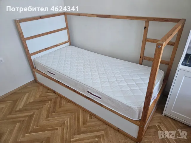 Детско легло Kura Ikea с матрак Isleep Smart, снимка 6 - Мебели за детската стая - 55675429
