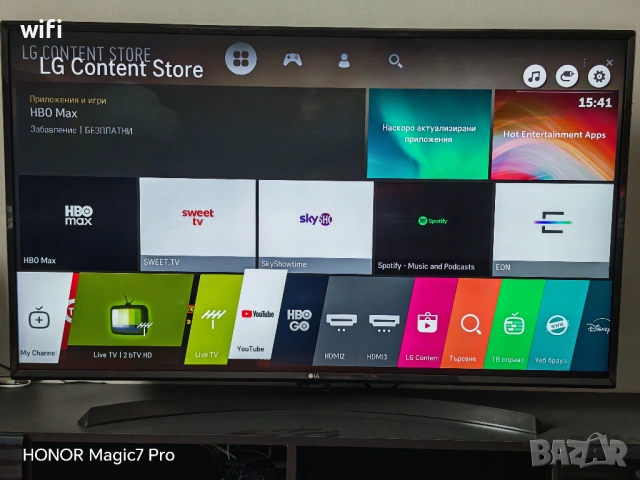 LG телевизор LED Smart 43 инча 4K Ultra HD, снимка 2 - Телевизори - 54399722