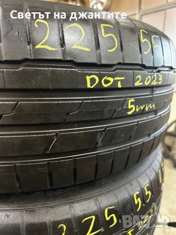 2 бр. Летни гуми Hankook 225/55/17 101Y, снимка 2 - Гуми и джанти - 54865415