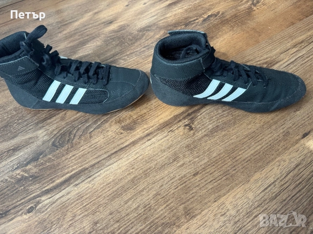 Борцовки Adidas 36 2/3, снимка 3 - Детски обувки - 54322800