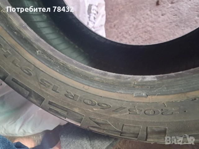 Летни гуми 205/60/15 - 2 бр, снимка 3 - Гуми и джанти - 54194590