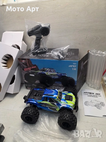 RC Количка MJX Hyper Go 14208 70KM/H Brushless RC Car Offroad Пикап, снимка 3 - Други спортове - 45025365