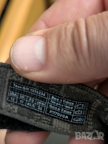 TEVA TM HURRICANE GREY сандали номер 45 ,5 , снимка 8 - Мъжки сандали - 54769449