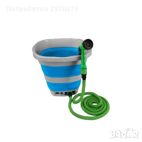 Сгъваема кофа с вградена помпа