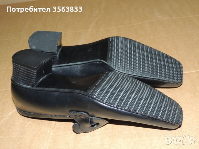 Дамски обувки  DAMA PIKA от естествена черна кожа., снимка 16 - Дамски елегантни обувки - 54182771