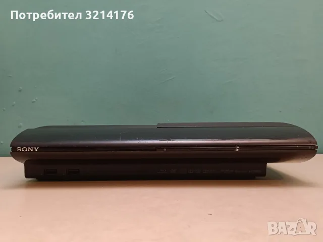 SONY Playstation PS3 Super Slim. 12GB; 2 оригинални джойстика + 5 диска с игри; LAN кабел, снимка 7 - PlayStation конзоли - 55429967
