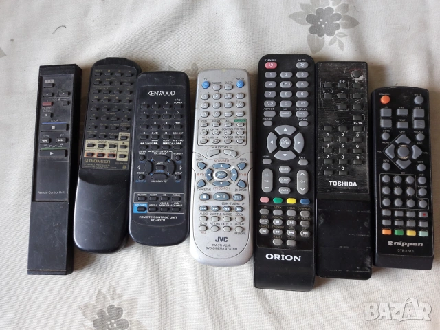 Дистанционни Pioneer Kenwood JVC ORION TOSHIBA Sony 