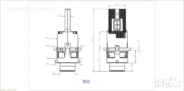 LED Крушки D2S - D series +300 %, снимка 6 - Аксесоари и консумативи - 54157533