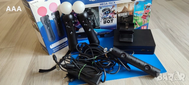 VR за PlayStation 4,PS4 пълен комлект съвместим и с PS5, снимка 4 - PlayStation конзоли - 54491450