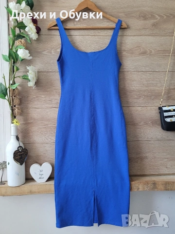 Синя рокля Zara , снимка 3 - Рокли - 55099729