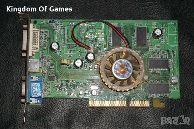 14 броя Тествани и Работещи Видео Карти AGP GeForce 256MB/Asus 256MB/Radeon 128MB/Gigabyte 64MB , снимка 7 - Видеокарти - 55087069