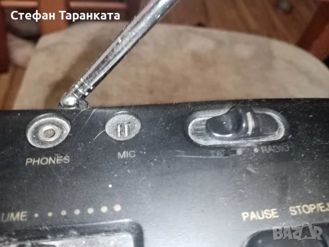Радио касетофон работи си на радио , снимка 5 - Радиокасетофони, транзистори - 55598490