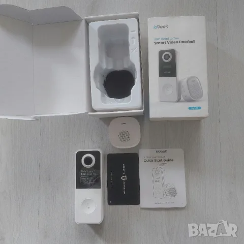 Смарт Видео Звънец ieGeek Bell J10 – 2K HD, 180 Изглед, AI Детекция & WiFi, снимка 7 - IP камери - 55463797