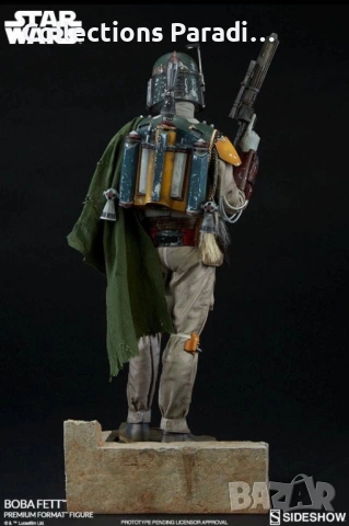 Sideshow Star Wars Boba Fett фигура статуя, снимка 2 - Колекции - 54126364