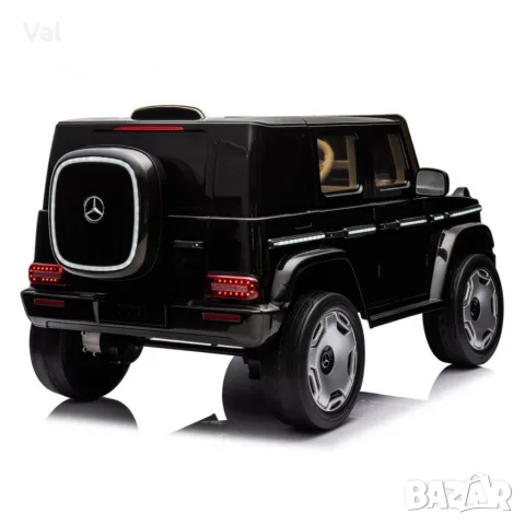 Акумулаторен джип Mercedes EQG Electric G-Class 12V с отварящи се врати меки гуми 4x4, снимка 7 - Коли, камиони, мотори, писти - 55322695