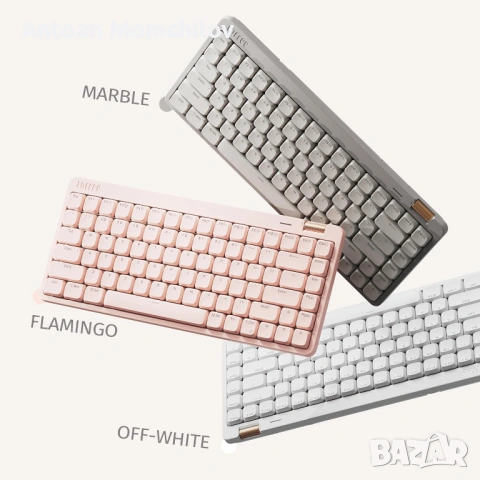 Клавиатура LOFREE Flow Lite84 75% Off-White, снимка 5 - Клавиатури и мишки - 54935568