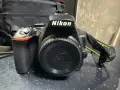 фотоапарат Nikon D3500 + обектив Nikon 18-140mm VR/+зарядно/+ калъф, снимка 6