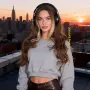 Ефектна кафява 66 см перука с руси предни кичури на път, снимка 5
