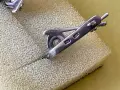 Сребърни обеци с английска закопчалка и кубичен цирконий, Украйна., снимка 7