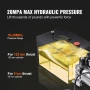 Хидравлична помпа VEVOR 8 Quart Single Acting 12V, снимка 2