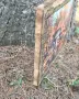 Ръчно изработена дървена картина с есенен пейзаж / водна мелница, снимка 2