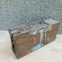 стара военна метална кутия за муниции , снимка 1