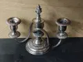Старинен бронзов свещеник , снимка 6