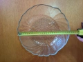 Голяма стъклена купа, масивна, красива, 27 cm диаметър, отлично състояние, снимка 3