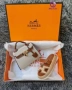 дамски комплект чанта и чехли hermes , снимка 2