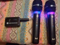 Безжични RGB микрофони – Dual Wireless Set | 18650 Battery | Karaoke / Streaming / Party, снимка 1