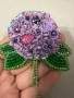 Handmade разкошна брошка - Хортензия , снимка 1