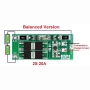 Комплект 2 броя BMS модул 2S 20A 7.4V с балансиране, защита за Li-Ion 18650/26650, DIY 10452, снимка 3