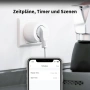 Aqara Zigbee контакт, Изисква Aqara Hub, Умен контакт с измерване на ток, програмиране, снимка 2