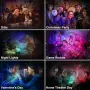 Immver Astronaut Galaxy Star Projector с дистанционно управление и таймер, 8 ефекта на мъглявина, снимка 7