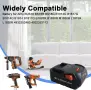 Резервна батерия 18 V 5000 mAh за AEG и RIDGID, снимка 3