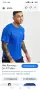 Nike running размер S мъжка спортна тениска син цвят , снимка 3