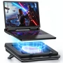 IETS GT600V1Охлаждаща подложка за геймърски лаптоп 14,1-19,3”,турбовентилатор(5,5”),3-портов USB хъб, снимка 1
