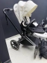 Бебешка количка Cybex E-Priam4 Platinum Chrome Combi, снимка 3