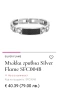 Мъжка гривна от медицинска стомана Silver Flame. , снимка 11